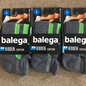 NWT Balega Hidden Contour Socks 3 pr Size Large